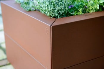 Harrod Superior Metal Raised Beds - Corten Effect