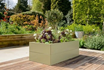 Harrod Superior Metal Raised Beds - Heritage Green