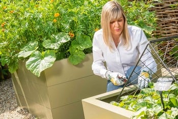 Harrod Superior Metal Raised Beds - Heritage Green