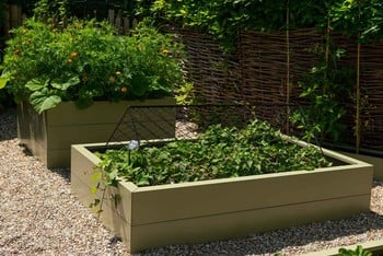 Harrod Superior Metal Raised Beds - Heritage Green