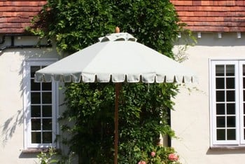 Light Green Castellated Parasols Light Green Castellated Parasols