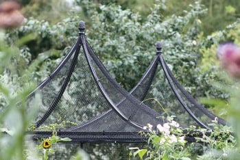 Peak Roof Steel Fruit Cage