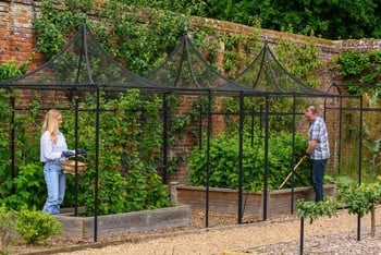 Peak Roof Steel Fruit Cage