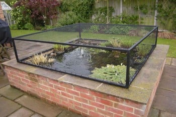 Raised Steel Pond Cover