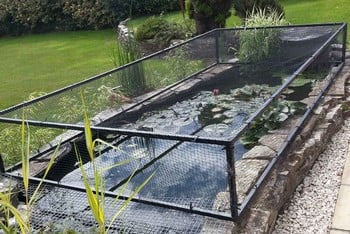 Raised Steel Pond Cover