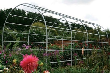 Roman Garden Pergolas in Lichen Green