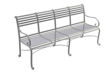 Southwold Garden Bench 4 Seater (with back)