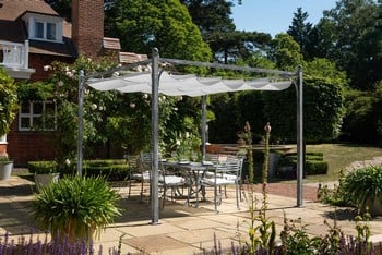 Southwold Traditional Pergola & Dining Table Set