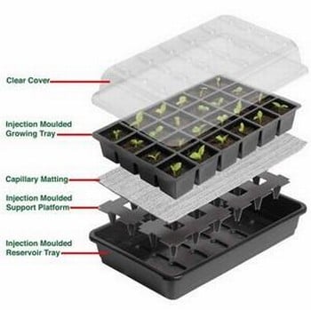 24 Cell Self Watering Seed Success Kit