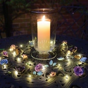 Automatic LED String Lights Rose Design Automatic LED String Lights Rose Design