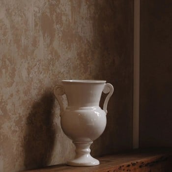 Beatrice Urn Vase - White Beatrice Urn Vase - White