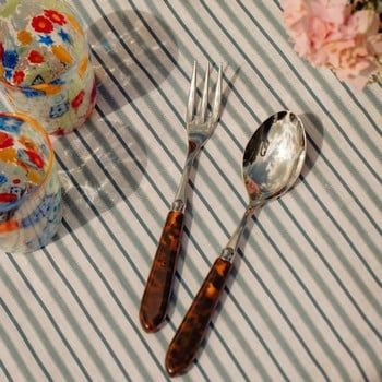 Classic Serving Set - Tortoiseshell Classic Serving Set - Tortoiseshell