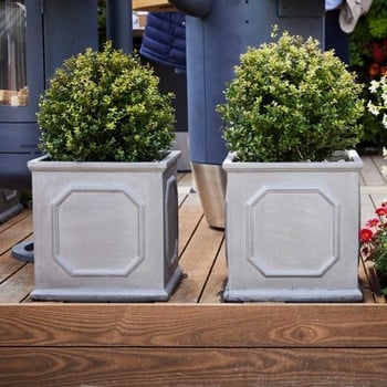 ClayFibre Chelsea Box 45cm Planters (Set of 2)