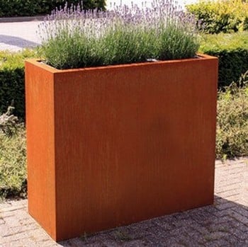 CorTen Steel Trough Planter