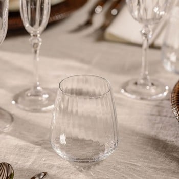 Daphne Optic Crystal Tumblers - Set of 6