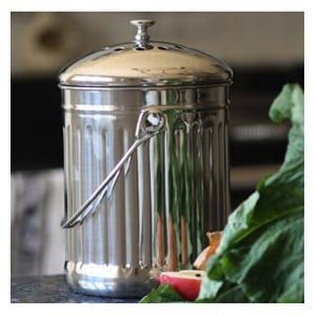 Deluxe Stainless Steel Compost Pail