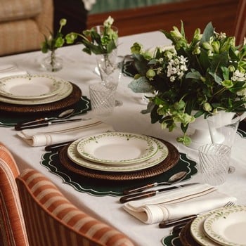 Elouise Dessert Plate - Green