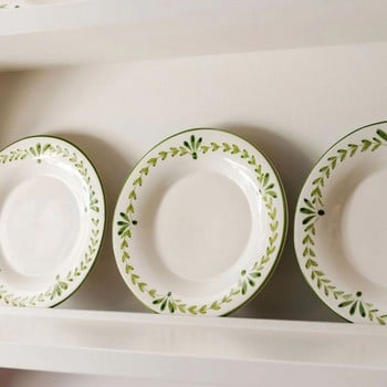 Elouise Dessert Plate - Green