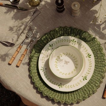 Elouise Dinner Plate - Green