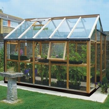 Essential 6ft x 10ft Cedar Greenhouse by Gabriel Ash