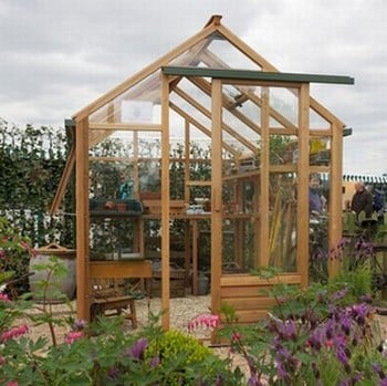 Essential 6ft x 10ft Cedar Greenhouse by Gabriel Ash