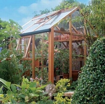 Essential 6ft x 6ft Cedar Greenhouse by Gabriel Ash