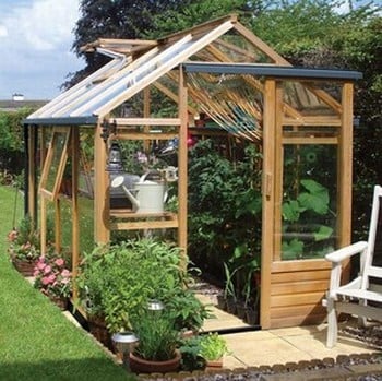 Essential 6ft x 8ft Cedar Greenhouse by Gabriel Ash