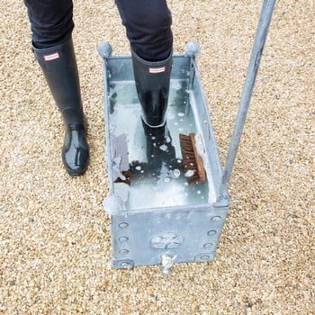 Galvanised Steel Boot Wash