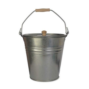 Galvanised Steel Bucket with Lid