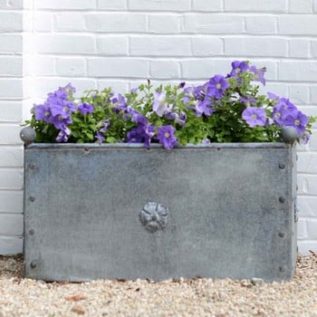 Galvanised Steel Traditional Trough Planter