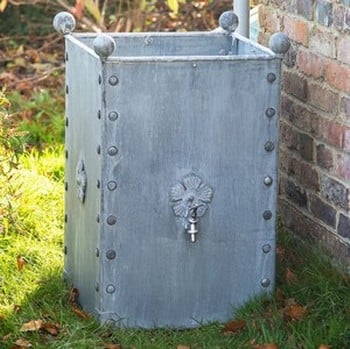 Galvanised Steel Water Butt 185 litres