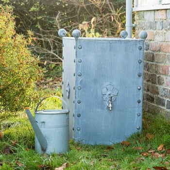 Galvanised Steel Water Butt 185 litres