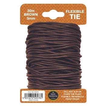 Garland 30m Flexible Tie 3mm (Brown) Garland 30m Flexible Tie 3mm (Brown)