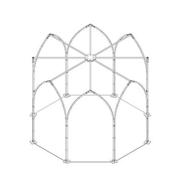 Gothic Gazebo Focal Point-Bespoke Design