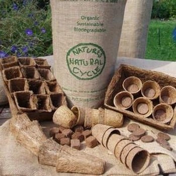 Green Start Coir Pot Set Harrod Horticultural UK