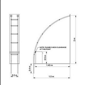 Half Gothic Wall Arch - Bespoke Design