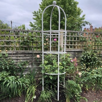 Harrod Grand Round Obelisk - Silk Grey