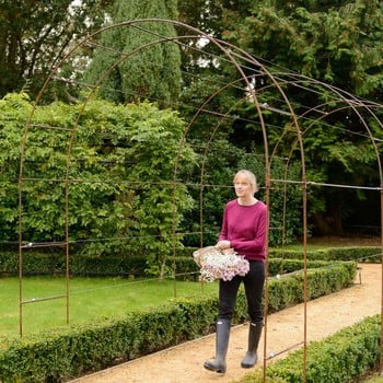 Harrod Linked Vintage Wire Arches - Rust