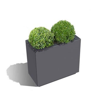 Harrod Rectangle Metal Planters - Anthracite Grey