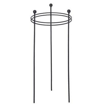 Harrod Short Circular Plant Support - Matt Black