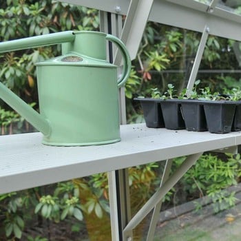 Harrod Slatted Shelving Olive Green