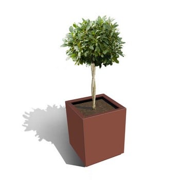 Harrod Square Metal Planters - Corten Effect