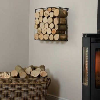 Harrod Square Wire Log Holder Harrod Square Wire Log Holder