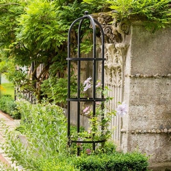 Harrod Steel Round Obelisks - Matt Black