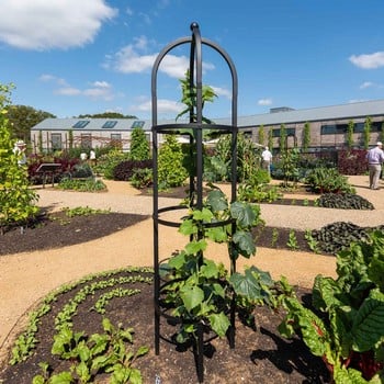 Harrod Steel Round Obelisks - Matt Black