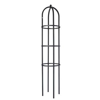 Harrod Steel Round Obelisks - Matt Black