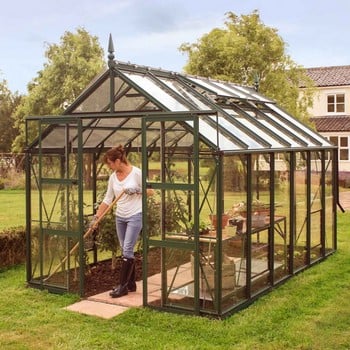 Harrod Superior Greenhouse - Olive Green