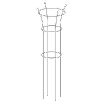 Harrod Trumpet Wire Obelisks - Ground Inserted Version