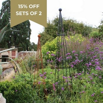 Harrod Vintage Cone Wire Obelisks Harrod Vintage Cone Wire Obelisks