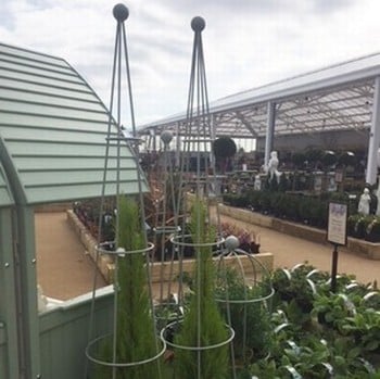 Harrod Vintage Cone Wire Obelisks - Pigeon Grey Harrod Vintage Cone Wire Obelisks - Pigeon Grey